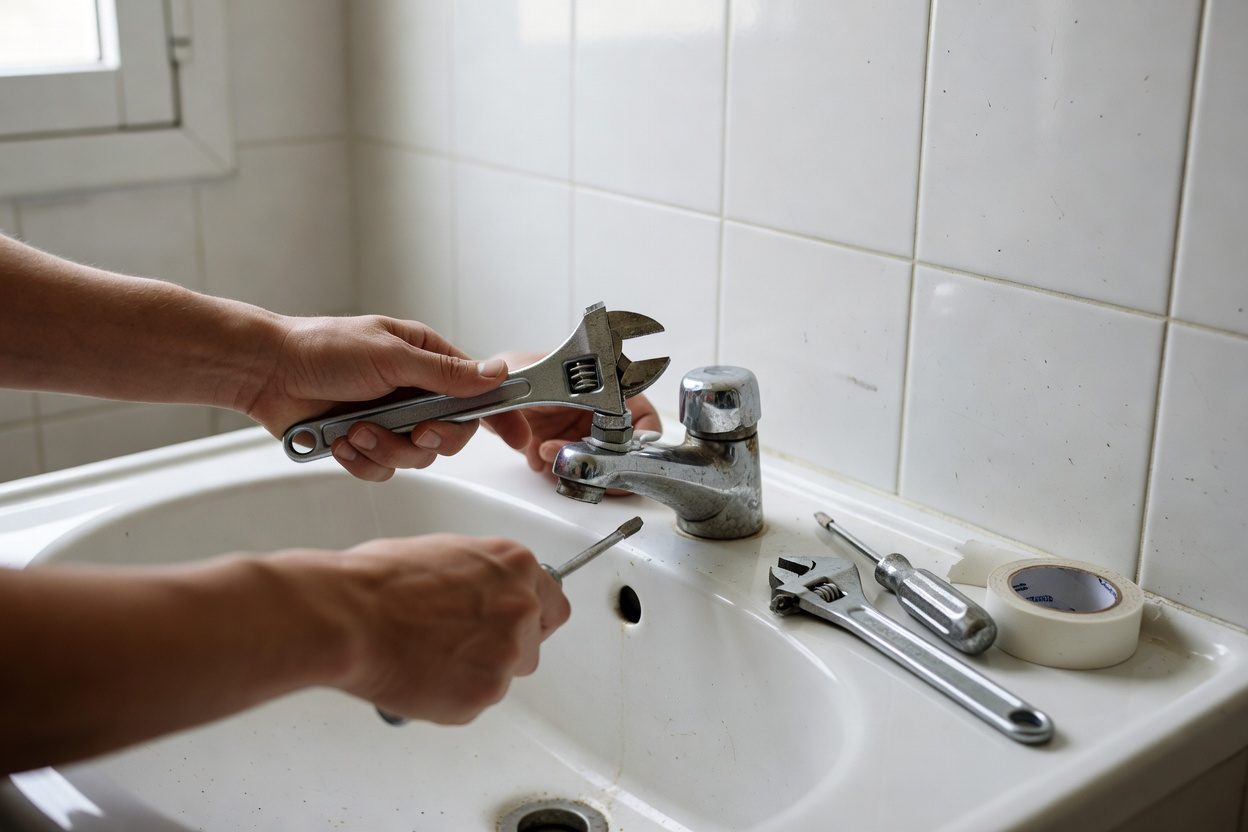 Cómo cambiar un grifo de lavabo o fregadero sin llamar al fontanero